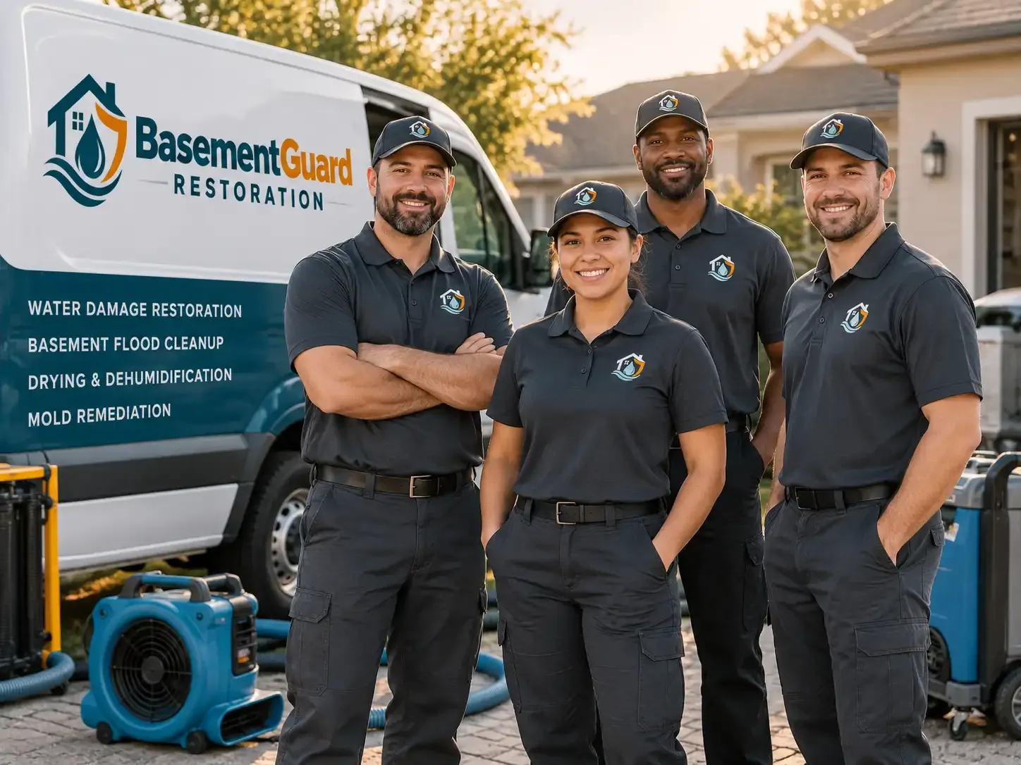 Basement Water Damage Restoration company in New Site, MS